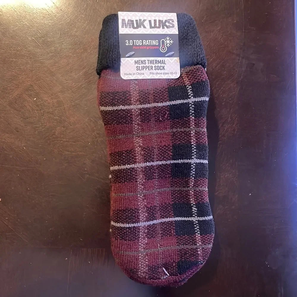 New Muk Luke mens slipper socks